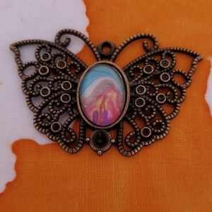 Handmade Butterfly Pendant Necklace